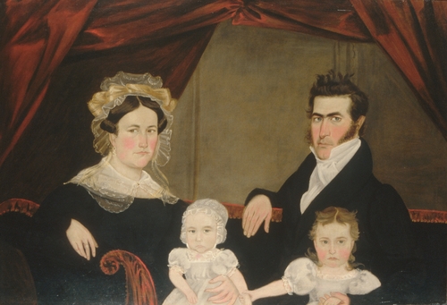 A Family of Four  ca. 1835   by an unknown American artist  The Metropolitan Museum of Art  New York  NY